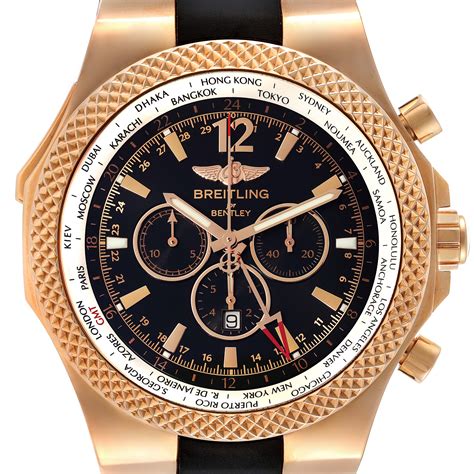 breitling for bentley rose gold